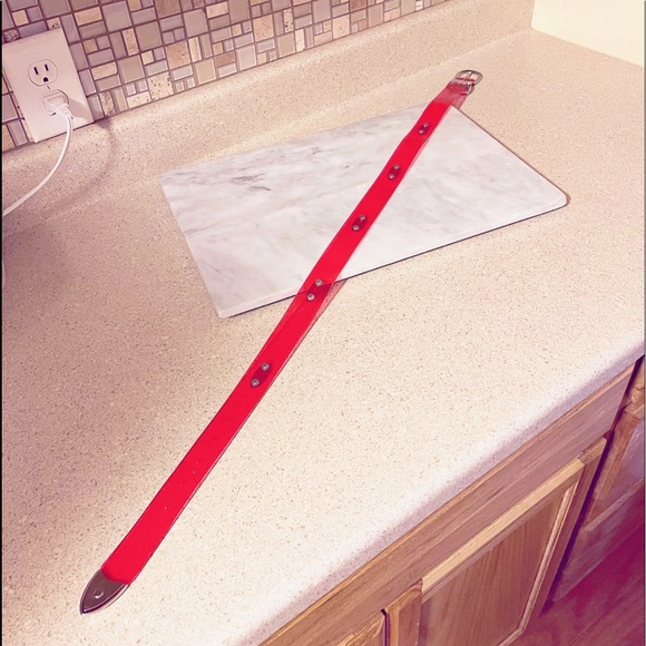 Auth. Lanvin Rare Vintage Neon Jelly Logo Belt - Picture 13 of 13